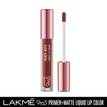 Buy Lakme 9 to 5 Liquid Lip Combo ( Lakme 9to5 Primer + Matte Liquid Lip Color MR2 Driven Red - 4.2ml + Lakme 9to5 Primer + Matte Liquid Lip Color MB2 Intense Latte - 4.2ml) - Purplle