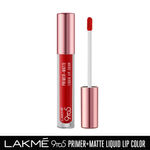 Buy Lakme 9 to 5 Liquid Lip Combo ( Lakme 9to5 Primer + Matte Liquid Lip Color MR2 Driven Red - 4.2ml + Lakme 9to5 Primer + Matte Liquid Lip Color MB2 Intense Latte - 4.2ml) - Purplle