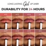 Buy Lamel Long lasting Gel Lip Liner 401-Nude-1.7 gm - Purplle