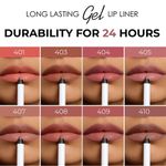 Buy Lamel Long lasting Gel Lip Liner 403-Burnt Ocher 1.7 gm - Purplle