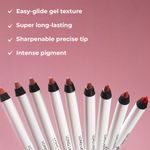 Buy Lamel Long lasting Gel Lip Liner 407-Ashen Rose 1.7gm - Purplle