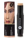 Buy SUGAR Cosmetics - Ace Of Face - Matte Foundation Stick - 10 Latte (Light Foundation with Warm Undertone) - Waterproof, Full Coverage Foundation for Women with Inbuilt Brush - 12 gm - Purplle