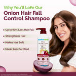 Buy Mamaearth Onion Shampoo for Hair Growth & Hair Fall Control with Onion & Plant Keratin (600 ml) - Purplle