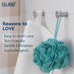 Buy GUBB Luxe Sponge Round Loofah, Bathing Scrubber for Body - Arctic Pack of 1 - Purplle
