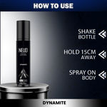 Buy NEUD Dynamite Perfumed Body Spray for Men, No Gas Deodorant with Long-Lasting Fragrance, 120ml - Purplle
