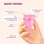 Buy GynoCup Premium Menstrual Cup for Women | Medium Size With Pouch |Pink Color | With Periods Cramp Relief Roll-on (Combo) - Purplle