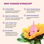 Buy GynoCup Premium Menstrual Cup for Women | Medium Size With Pouch |Pink Color | With Periods Cramp Relief Roll-on (Combo) - Purplle