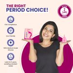 Buy GynoCup Premium Menstrual Cup for Women | Small Size With Pouch |Pink Color | With Periods Cramp Relief Roll-on (Combo) - Purplle