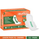 Buy MildCares Super Soft Sanitary Pads for Women | With Double Feathers |Trifold Sanitary Pads | Quick Absorbtion | Heavy Flow Champion |With Disposable Covers | Leakage-Proof (Pack of 12 ) - Purplle