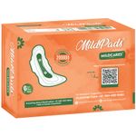 Buy MildCares Super Soft Sanitary Pads for Women | With Double Feathers |Trifold Sanitary Pads | Quick Absorbtion | Heavy Flow Champion |With Disposable Covers | Leakage-Proof (Pack of 12 ) - Purplle