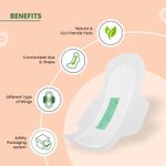 Buy MildCares Super Soft Sanitary Pads for Women | With Double Feathers |Trifold Sanitary Pads | Quick Absorbtion | Heavy Flow Champion |With Disposable Covers | Leakage-Proof (Pack of 12 ) - Purplle