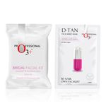 Buy O3+ Bridal Radiance Kit [Glowing Facial Kit (69 ml + 60 gm) + Niacinamide Sheet Mask] - Purplle