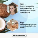 Buy TNW The Natural Wash Coconut Oil-(100 ml) - Purplle