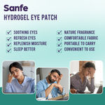 Buy Sanfe Hydrogel Eye Patch | 15 min treatment | Reduces dark circle, puffiness, wrinkles | Brighten, look younger | 3 Pairs, For men & women - Purplle