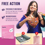 Buy Sanfe Menstrual Cramp Patch | Upto 8 hr pain relief | Instant, 100% natural actives | Cool Patches, No side effects | 3 Pairs, For men & women - Purplle