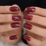 Buy Sanfe Instant Stick On Nails - Bloody Marry | 24 Reusable Artificial Fake Nail Set/Extensions | Quick, Lightweight, Salon Look, Lasts upto 3 weeks | For Festivals & Special Occasions - Purplle