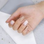 Buy Sanfe Instant Stick On Nails - Cocoa Moca | 24 Reusable Artificial Fake Nail Set/Extensions | Quick, Lightweight, Salon Look, Lasts upto 3 weeks | For Festivals & Special Occasions - Purplle