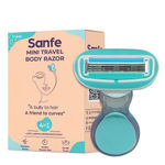 Buy Sanfe Mini Body Razor for Women's Hair Removal | 5-Blade Precision | Smooth & Hassle-Free Shaving Without Cuts | Vita E & Aloe Extract - 100 gm - Purplle