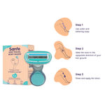 Buy Sanfe Mini Body Razor for Women's Hair Removal | 5-Blade Precision | Smooth & Hassle-Free Shaving Without Cuts | Vita E & Aloe Extract - 100 gm - Purplle