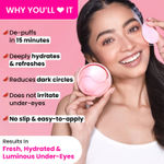 Buy Dot & Key Watermelon Cooling Hydrogel Eye Patches with Hyaluronic & Niacinamide - 60 Patches | For All Skin Types - Purplle
