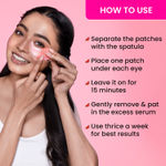 Buy Dot & Key Watermelon Cooling Hydrogel Eye Patches with Hyaluronic & Niacinamide - 60 Patches | For All Skin Types - Purplle