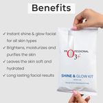 Buy O3+ Glowing Skin Facial Kit Duo [Glow Kit Single Use 38 gm + Facial Kit (69 ml + 60 gm)] - Purplle