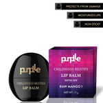 Buy Good Vibes x Purplle Face & Lip Hydration combo | Good Vibes Rosehip Hydrating Glow Face Serum (10 ml) | Purplle Childhood Besties Lip Balm with SPF, Raw Mango 1 (12 g) - Combo of 2 - Purplle
