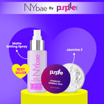 Buy NY Bae x Purplle Face Makeup Combo 3 | NY Bae Matte Setting Spray (60 ml) | Purplle Stardust Mineral Rich Loose Powder - Jasmine 3 (25 gm) Combo of 2 - Purplle