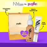 Buy NY Bae x Purplle Makeup Box Combo2 | NY Bae PRO Strobe Cream Pink Topaz (12 gm) | NY Bae 3 in 1 Serum Foundation Warm Cashew 03 (30 ml) | Purplle Gold Trousseau Box Combo of 3 - Purplle