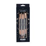 Buy MARS Eye Enchanted Brush Set of 3 | Eyebrow Brush with Spoolie | Small Blending & Flat Brush | Eyeliner & Flat Crease Brush | Soft Bristles | Compact & Travel Friendly - Purplle