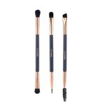 Buy MARS Eye Enchanted Brush Set of 3 | Eyebrow Brush with Spoolie | Small Blending & Flat Brush | Eyeliner & Flat Crease Brush | Soft Bristles | Compact & Travel Friendly - Purplle