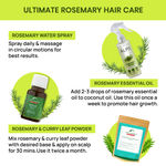 Buy Alps Goodness Rosemary Hair Essentials Pack with Rosemary Water Spray (200ml), Rosemary Essential Oil (10ml) and Rosemary & Curry Leaf Powder (50g) Combo of 3 - Purplle