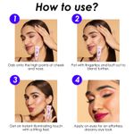 Buy Blue Heaven Pop & Glow Cheek & Eyes Gel Bloom Highlighter, Rose Gold (8 ml) - Purplle