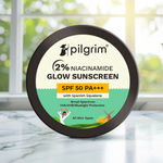 Buy Pilgrim Mini - 2% Niacinamide Glow Sunscreen Spf 50 Pa+++ 8 gm - Purplle