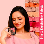 Buy NY Bae Glam Eyes Kit| Free Brush | Combo Pack | Eyeshadow Pallete| Rich Colour | Easily Blendable (9 gm) - Purplle