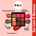 Buy NY Bae Glam Eyes Kit| Free Brush | Combo Pack | Eyeshadow Pallete| Rich Colour | Easily Blendable (9 gm) - Purplle