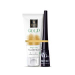 Buy Good Vibes x NY Bae (Good Vibes Gold Brightening Peel Off Mask (50 gm) x NY Bae Truly Matte Liquid Eyeliner (4.5 ml) Combo.) - Purplle
