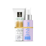 Buy Good Vibes x NY Bae Brightening & Fixer Kit By Purplle | Bestsellers | Peel Off Mask (50 gm) | Setting Spray (60 ml) | Makeup Fixer Combo. - Purplle