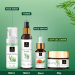 Buy Good Vibes Acne Control Tea Tree Combo (Foaming Facewash(150 ml), Toner(120 ml), Serum(10 ml), Gel creme(50 gm)) - Purplle