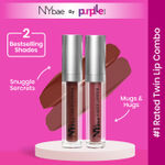 Buy NY Bae Confessions Bestseller (Pack of 2) | Moisturizing | Long Lasting | Brown and Nude Lipstick (9 ml) - Purplle