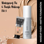 Buy FACES CANADA Waterproof Fix & Finish Makeup Kit 3 | Makeup Fixer (50 ml) + Hydra Matte Foundation (Mini) - Medium Natural (15g) | Combo Kit of 2 - Purplle