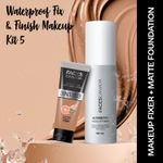 Buy FACES CANADA Waterproof Fix & Finish Makeup Kit 5 | Makeup Fixer (50 ml) + Hydra Matte Foundation (Mini) - Warm Sand (15g) | Combo Kit of 2 - Purplle