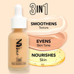 Buy NY Bae Korean Glow Duo - Medium Skin | Strobe Pink Topaz - Value Pack | Warm Cashew Foundation | Skin Tint | Glowy Korean Skin | Fair Skin Tone | Everyday Makeup Kit (60 gm) - Purplle