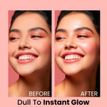 Buy NY Bae Korean Glow Duo - Medium Skin | Strobe Pink Topaz - Value Pack | Warm Cashew Foundation | Skin Tint | Glowy Korean Skin | Fair Skin Tone | Everyday Makeup Kit (60 gm) - Purplle