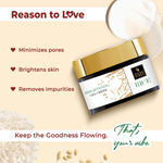 Buy Good Vibes Korean Rice Water Glow | Brightening Gel Creme(50 gm) and Toner(120 ml)| Soothing | Combo. - Purplle