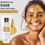 Buy Good Vibes Parlour Wala Glow At Home Gold Brightening Peel Off Mask & Tea Tree Oil Control Peel Off Mask (50 gm) - Purplle