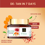 Buy Good Vibes Ubtan Insta Glow Powder + Ubtan Night Cream Duo : A Tan Free Treat for your Skin. (150g/ 50 gm). - Purplle