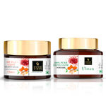 Buy Good Vibes Ubtan Insta Glow Powder + Ubtan Night Cream Duo : A Tan Free Treat for your Skin. (150g/ 50 gm). - Purplle
