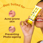 Buy Sunscoop Oil-Control Gel Sunscreen | SPF 50+, PA++++ | Mineral Oil & Petroleum Free | Controls Excess Oil | Unclogs Pores | Anti-ageing | Lightweight | 45 gm - Purplle