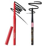 Buy FACES CANADA Magneteyes Black Kajal (0.35g) + Fresh Eyes Kajal (0.35g) | Highly Pigmented | Matte Black Finish | Waterproof | Almond Oil & Vitamin E | Cruelty Free | Pack of 2 Combos - Purplle